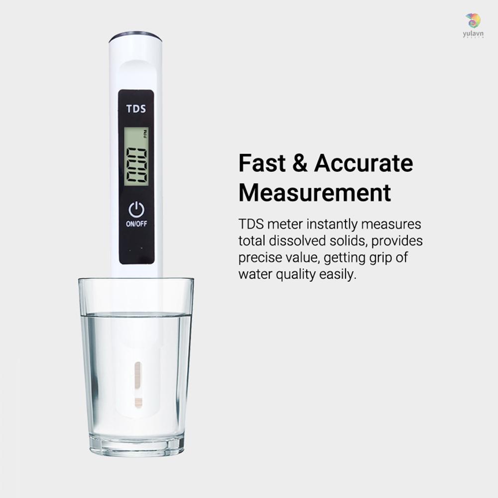 Bút Kiểm Tra Nước Kỹ Thuật Số TDS 0-9990Pm Chuyên Dụng Cho Bể bơi