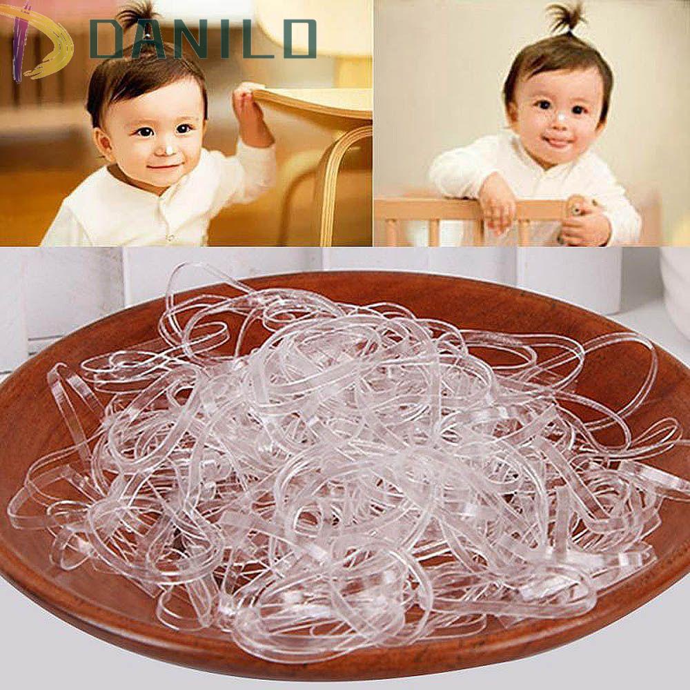 Dây Buộc Tóc Cao Su Co Giãn 500 Cái DANILO Dành Cho Bạn Nữ