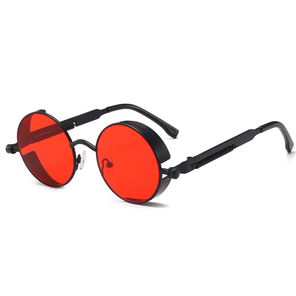 Kính Mát Tròn Gọng Kim Loại Chất Lượng Cao Chống Tia UV400 I5K4