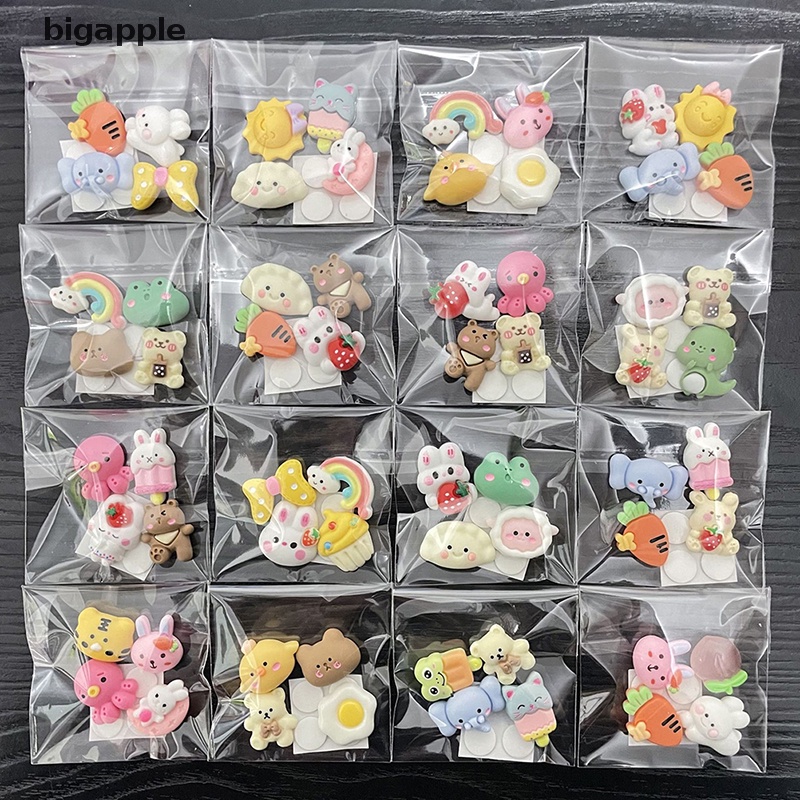 Miếng Dán Hoạt Hình 3D Bằng Nhựa Resin Không Để Lại Dấu Vết Cho Điện Thoại Di Động