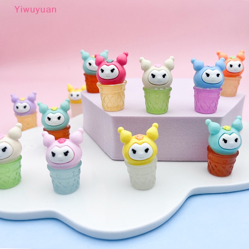 Bộ 2 Ly Kem Mini Bằng Nhựa Phát Quang Trang Trí Mới
