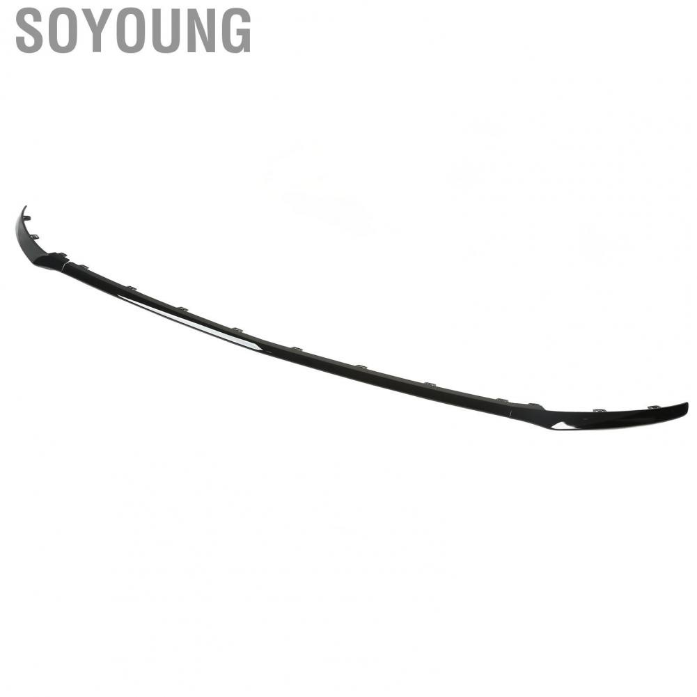 Soyoung Front Bumper Lower Trim  Impact Resistance UV Protection Lip Spoiler Chin 3pcs for Car