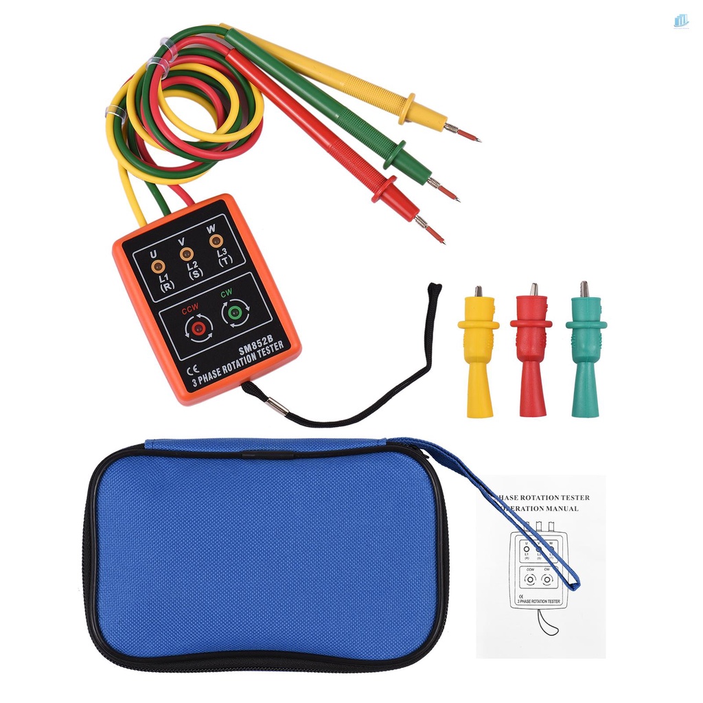Thiết Bị Kiểm Tra Tần Số Pha Xoay 3 Pha s2mwvn 60V ~ 600V