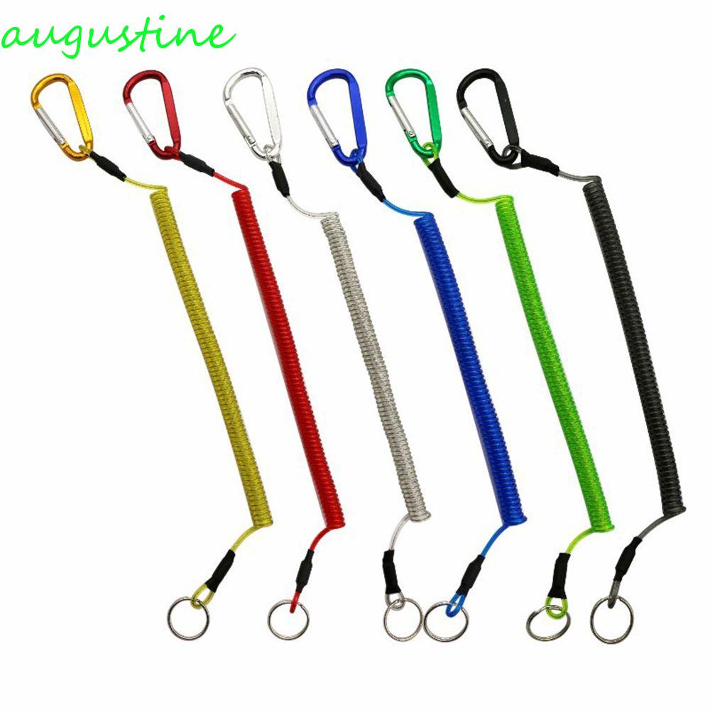 Móc Khóa Dây Lò Xo Bằng Thép Co Giãn Linh Hoạt