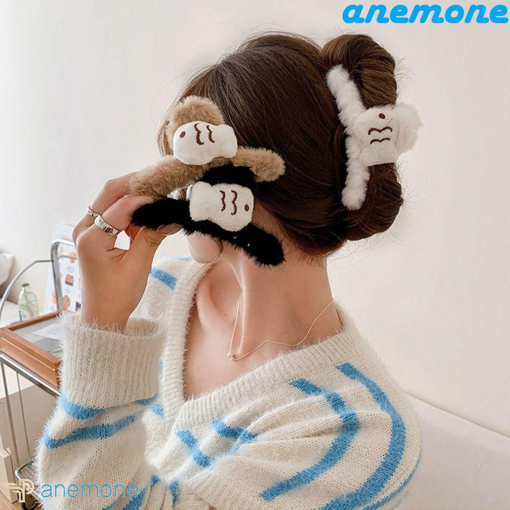 Kẹp Tóc Đuôi Ngựa Bằng Lông Nhung Phong Cách Hàn Quốc Đơn Giản Dành Cho Bạn Nữ