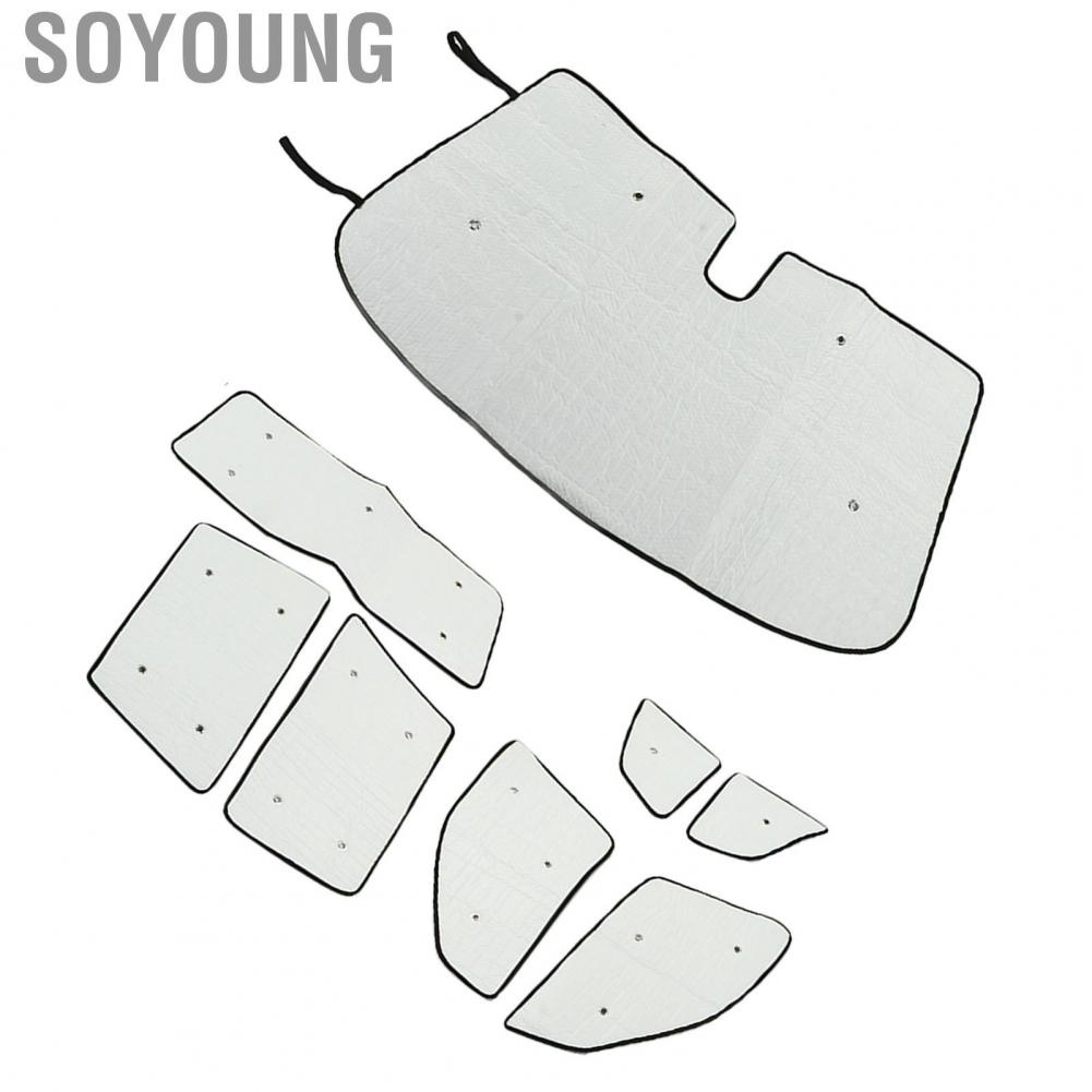 Soyoung Window Heat Shield Cover  Double Layer Reflective 210T Material Windshield Sunshade for X3 E83 2006‑2010