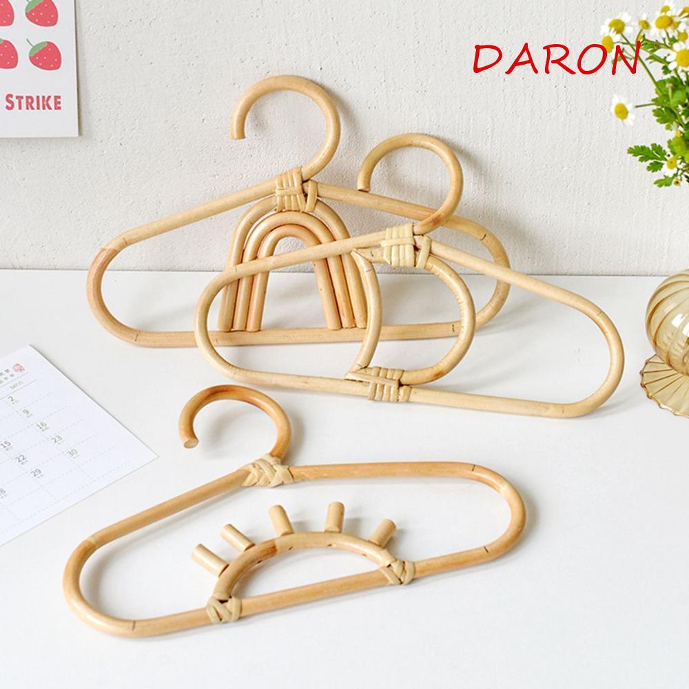 Móc Treo Quần Áo Bằng Mây Phong Cách Boho Cho Bé