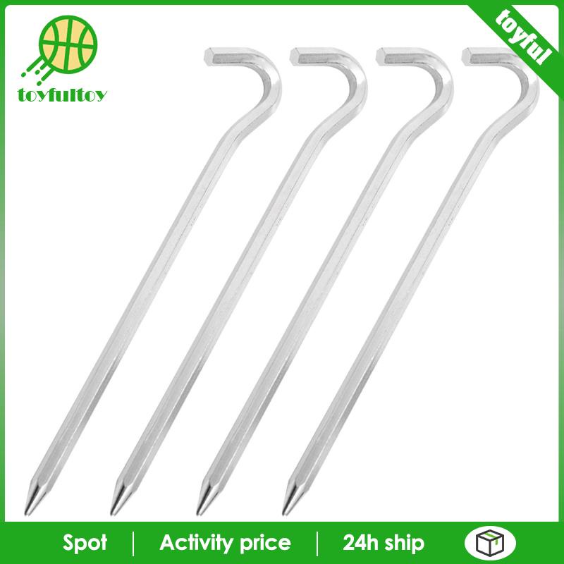 Set 4 Cọc Giăng Lều Trại Hình Lục Giác Tiện Dụng