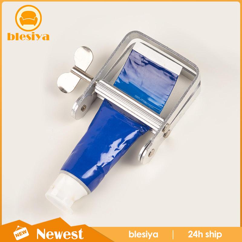 [Blesiya] Dụng Cụ Lăn Ép Kem Đánh Răng Di Động Bằng Kim Loại Cho Họa Sĩ Cà Chua