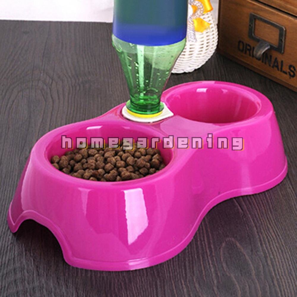 Bát Đựng Thức Ăn / Nước Uống Tự Động Kèm Giá Đỡ Tiện Dụng Cho Thú Cưng