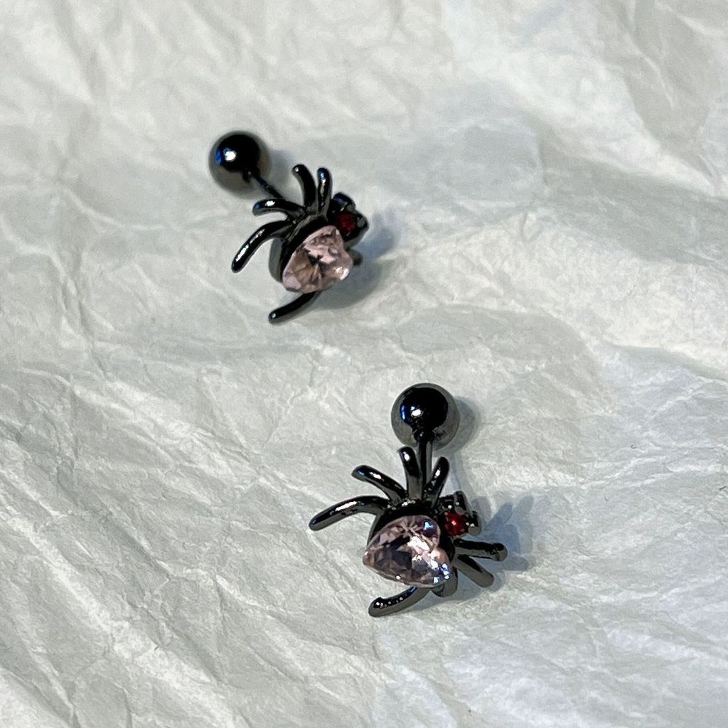 Bông Tai Ốc Sên Bằng Thép Titan Cao Cấp Phong Cách Hip Hop Đường Phố