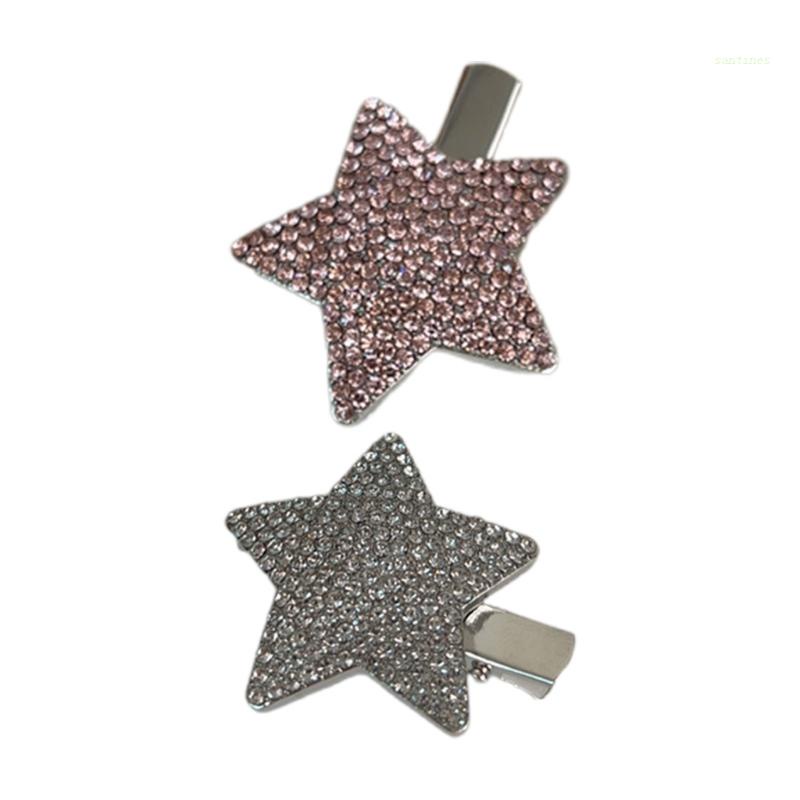Kẹp Tóc Hình Ngôi Sao Năm Cánh Đính Đá Thời Trang