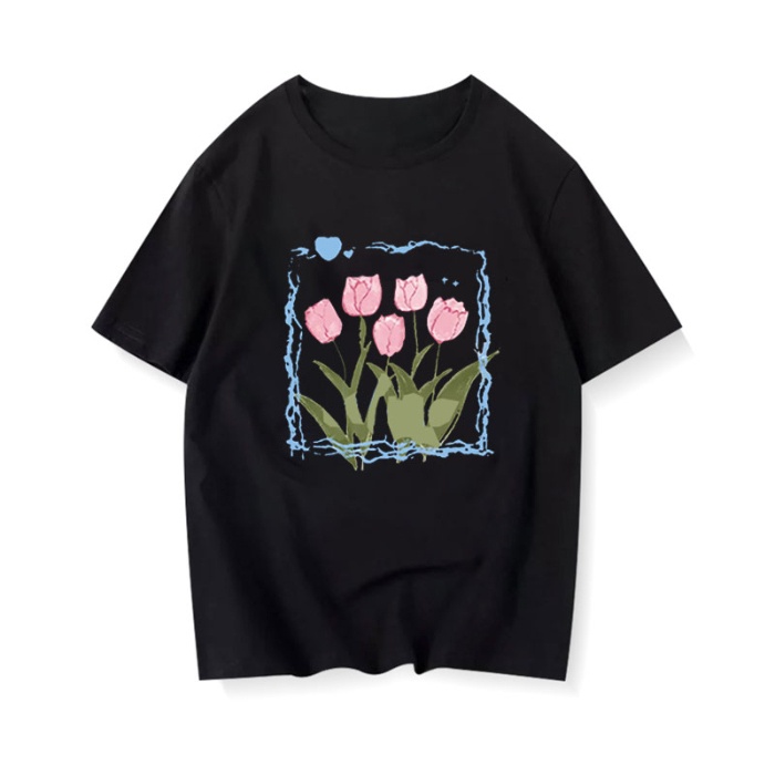 Áo Thun Unisex 100% Cotton Nguyên Chất Ngắn Tay Phong Cách Hàn Quốc Mới NRVP 2023