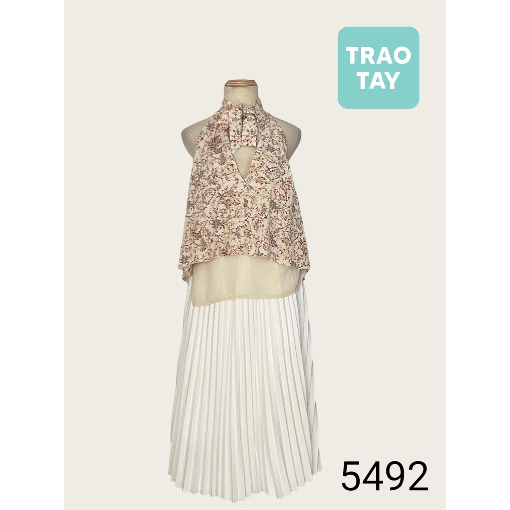Eo 0 | áo voan zara hoa nhí 5492| TRAOTAYvn si secondhand thanh lý kí gửi