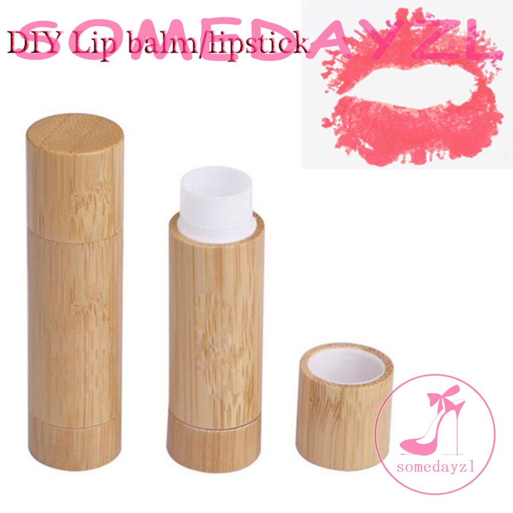 Ống Đựng Son Môi Bằng Gỗ Tre Thủ Công DIY Tiện Dụng