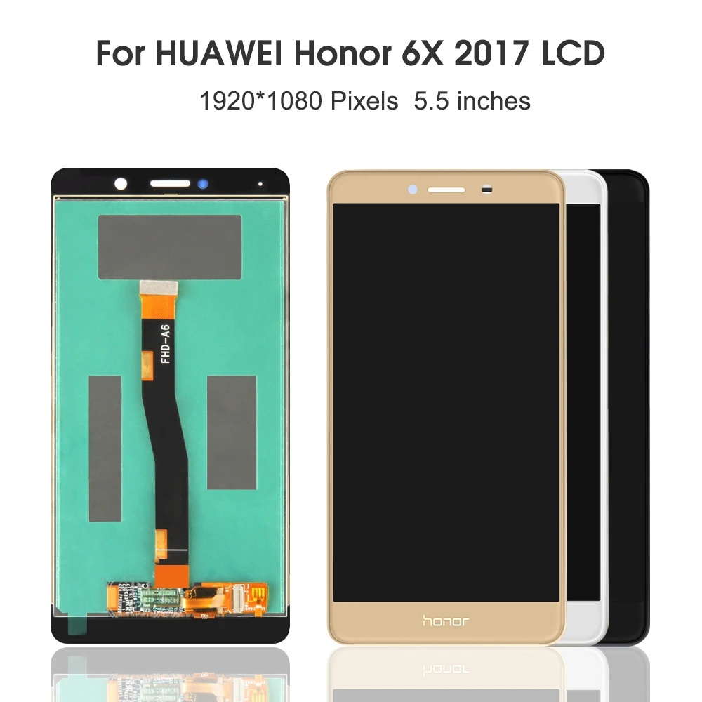 Zin Màn Hình điện thoại Cho Huawei Honor 6X / GR5 2017 / Mate 9 Lite LCD thay thế màn hình