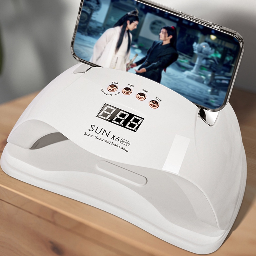 Máy Hong Khô Móng Tay Có Đèn LED Kỹ Thuật Số Nhanh Khô Tiện Dụng Cho Nữ