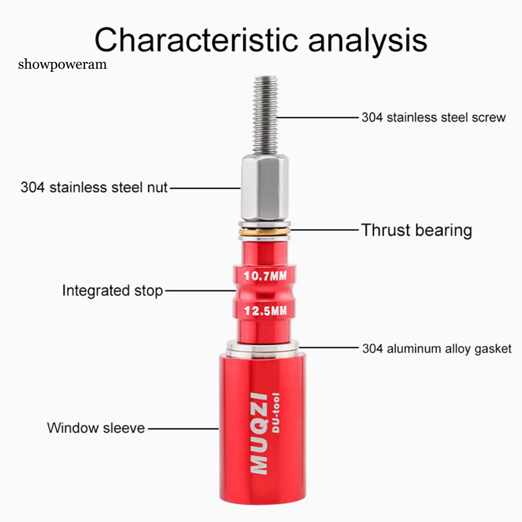 1 Bộ Dụng Cụ Tháo Lắp Phuộc Giảm Xóc Bằng Hợp Kim Nhôm Cho Xe Đạp Leo Núi