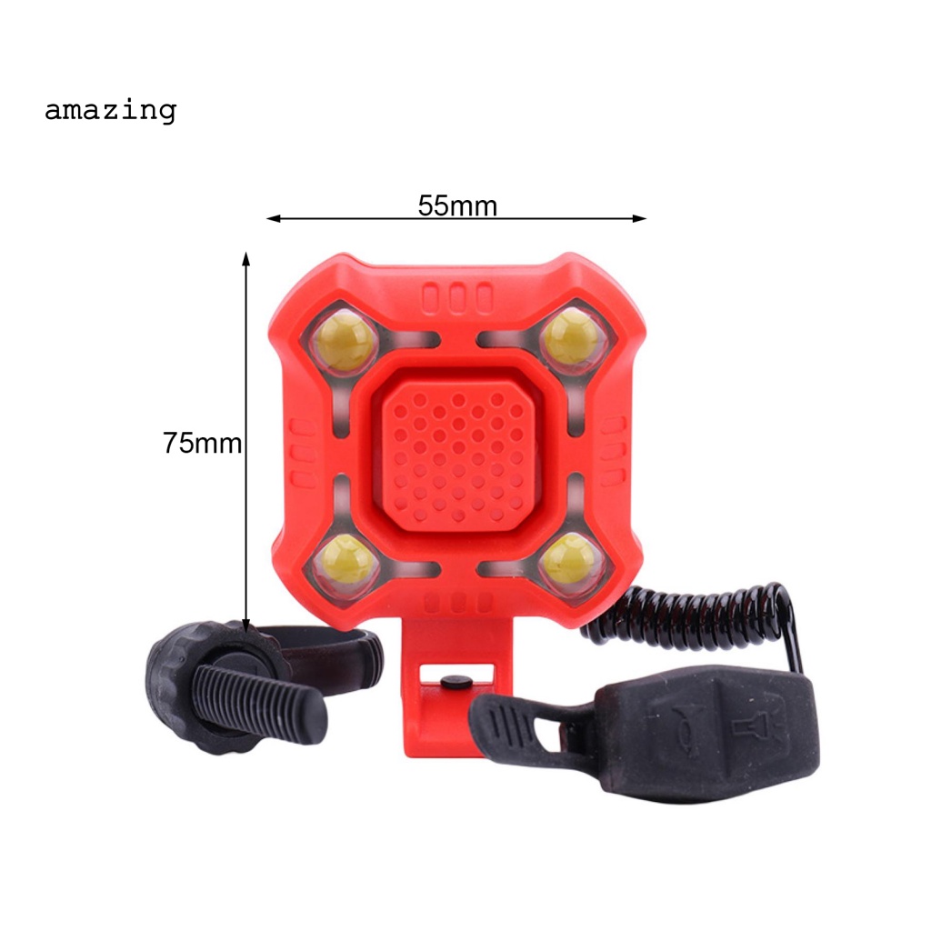 Chuông Xe Đạp Mini Siêu Sáng 2 Trong 1 Tiện Dụng