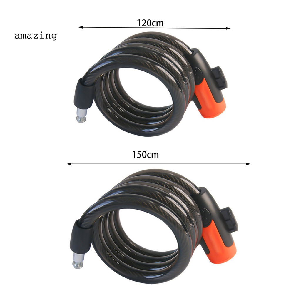 1 Bộ Khóa An Toàn Chống Gỉ Độ Bền Cao Cho Xe Đạp Leo Núi