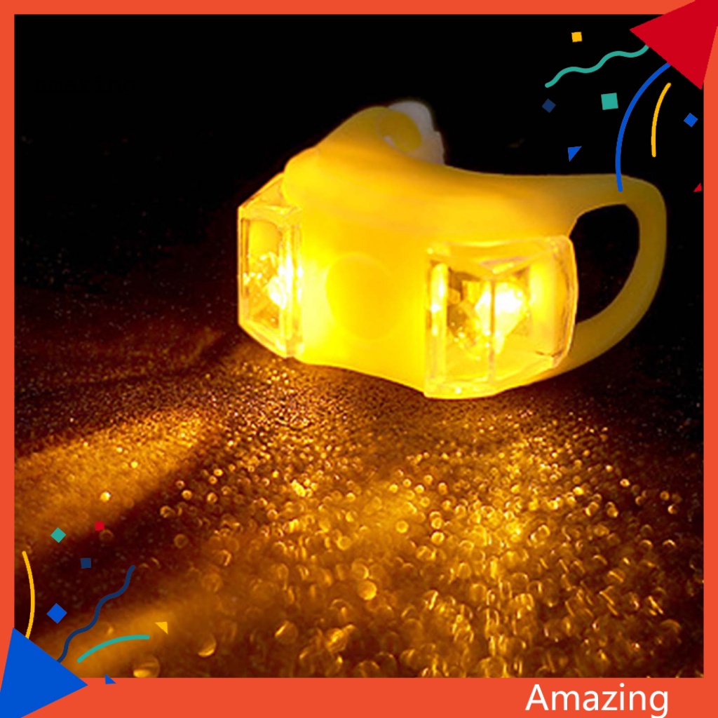 Công Tắc Nhấn Gắn Đuôi Xe Đạp Có Đèn LED Siêu Bền