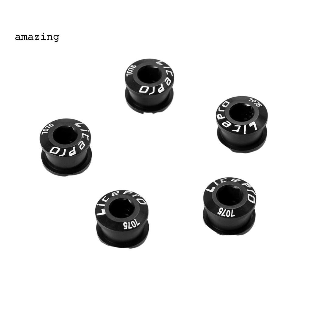 Set 5 Ốc Vít Bánh Xích Xe Đạp CNC Chất Lượng Cao