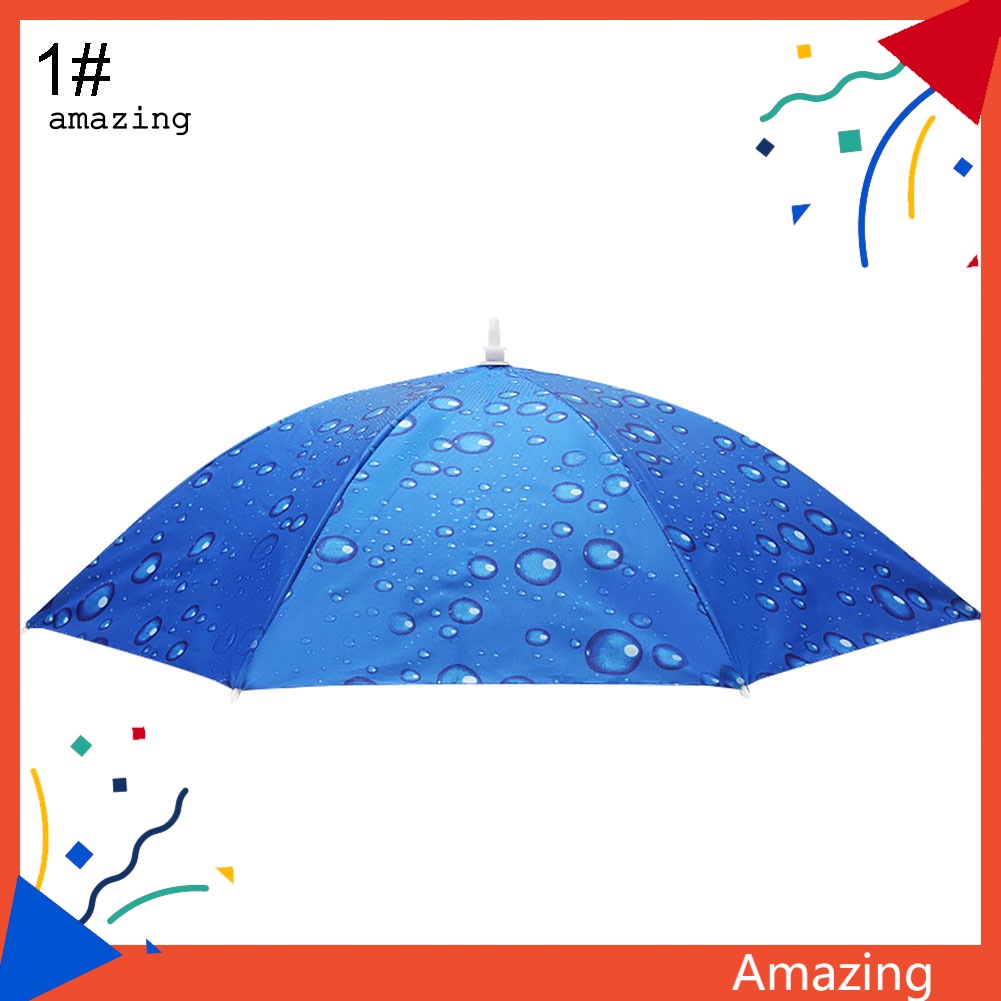 Mũ Dù Chống Nắng / Tia UV / Gió Có Thể Gấp Gọn Dùng Khi Đi Câu Cá / Du Lịch Ngoài Trời