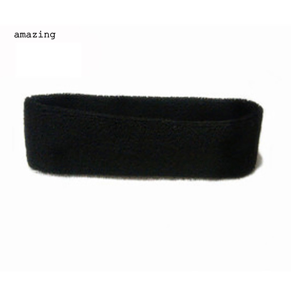 Băng Đô Thể Thao Unisex Co Giãn Màu Trơn Dành Cho Tập Yoga Gym