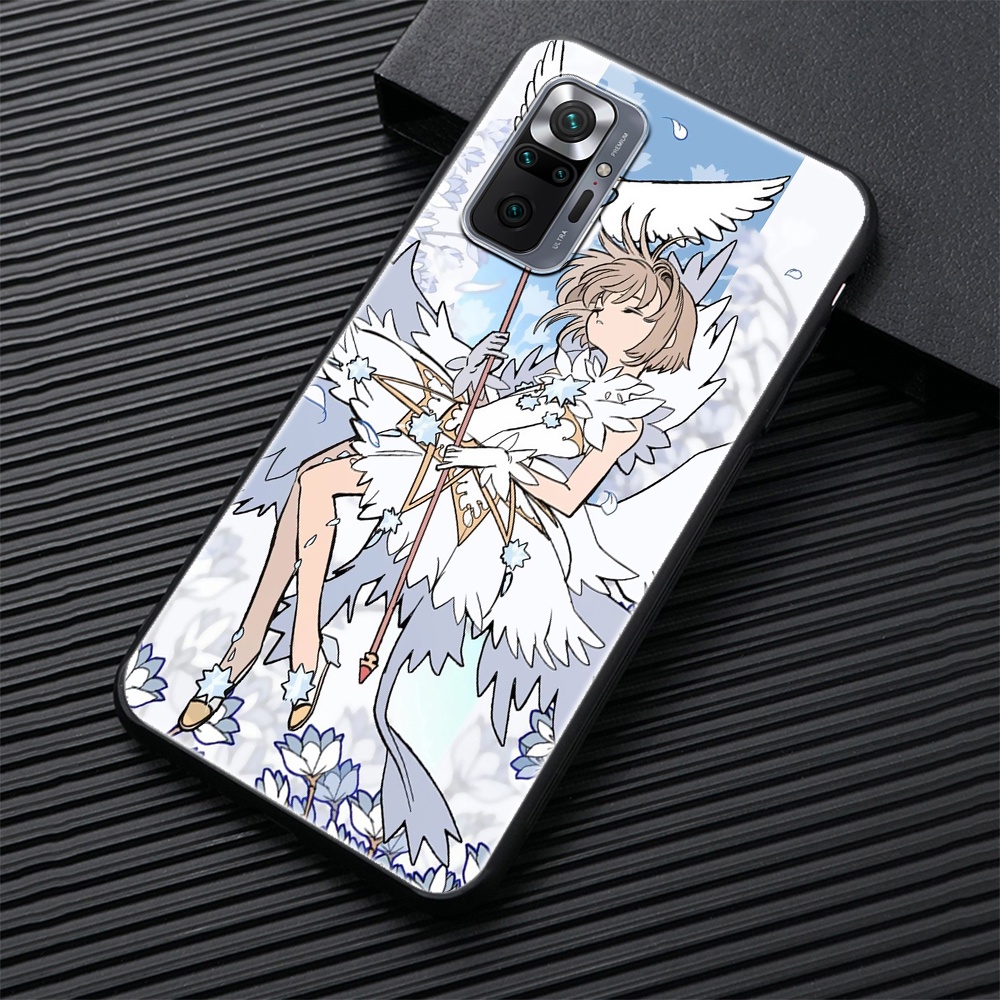 Ôp Điện Thoại Silicon Dẻo Họa Tiết Thủ Lĩnh Thẻ Bài sakura Cho xiaomi redmi note 10 10t 10s pro 10 pro max 11t 11s 11 4g 5g Ốp