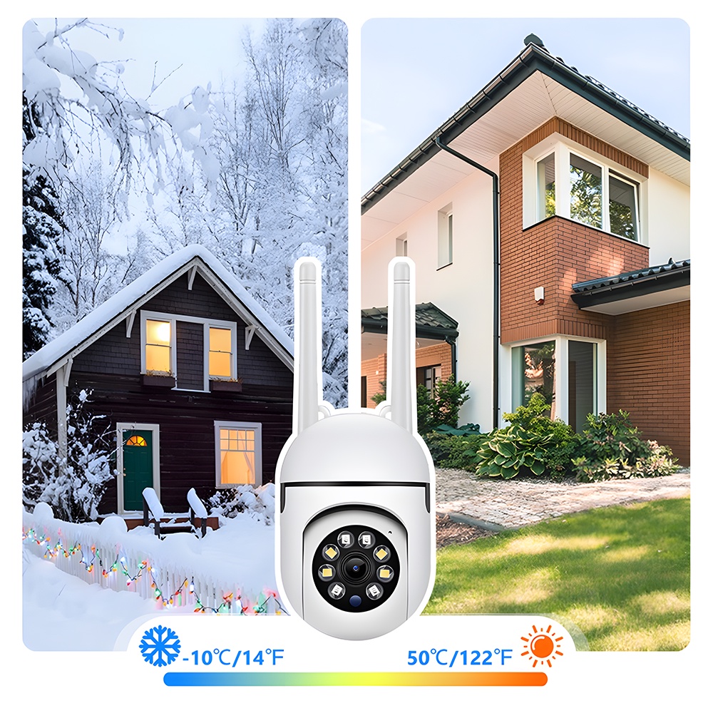 Camera Thông Minh Ngoài Trời 5G Wifi Hd 1080P CCTV Tốc Độ Cao Ip Ai Dome Line