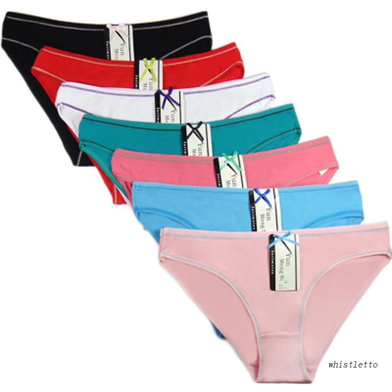 Quần Lót Cotton Pha Lưng Thấp In Chữ Cho Nữ