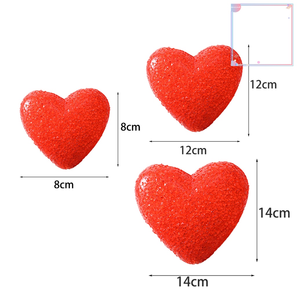 [DDJ] Đèn Ngủ Hình Trái Tim 3D Không Cần Khoan Lỗ Rộng Trang Trí Nhà Cửa