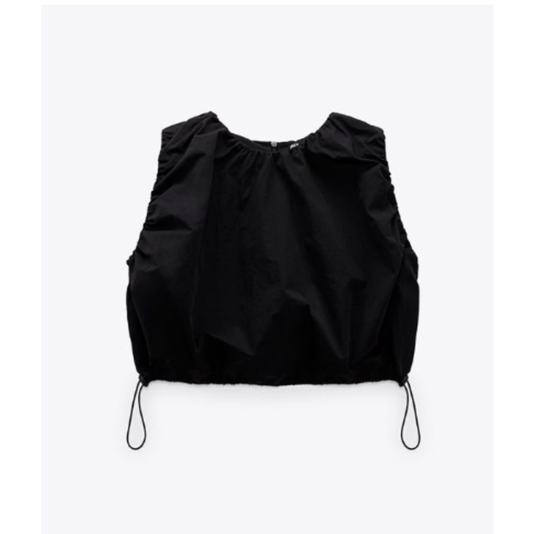 Set Áo Sát Nách Cổ Tròn Màu Trơn Và Chân Váy Lưng Cao Thời Trang Zara Mùa Hè 232667212 2646212