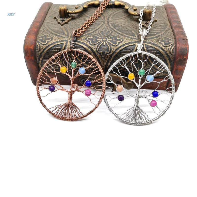 Nerf Vòng cổ Mặt Hình Cây Sự Sống Cho Mẹ Và Con Gái