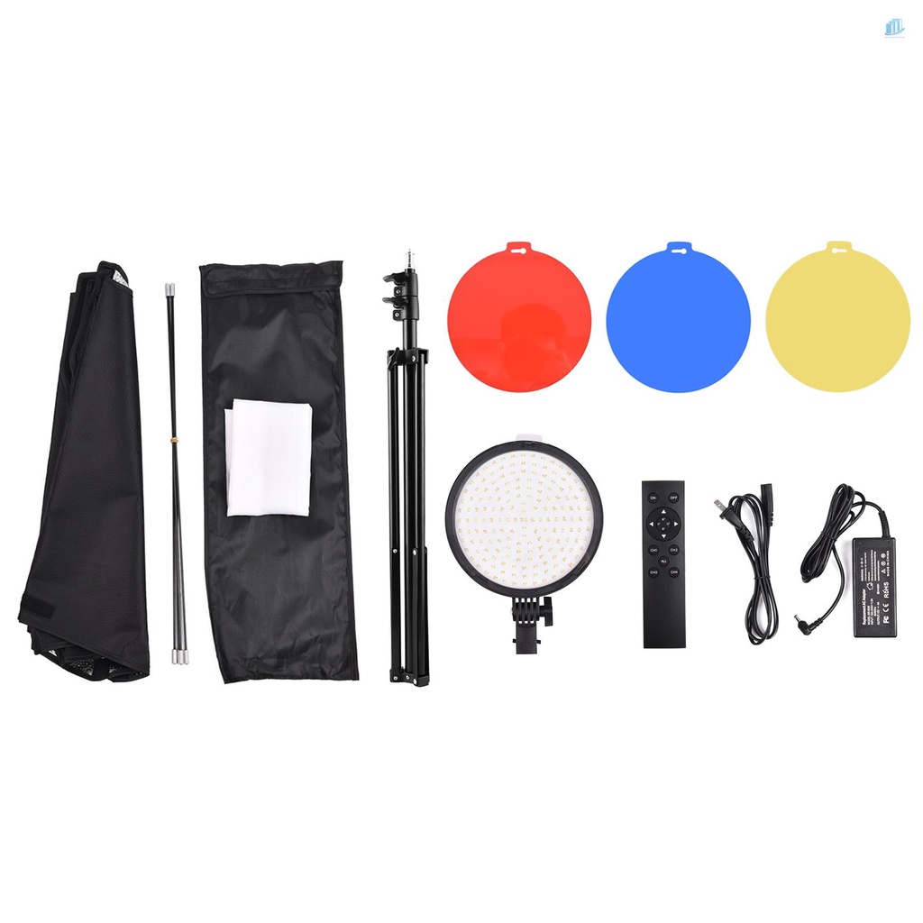 Hộp Đèn LED Mềm Chụp Ảnh 45W 50x70cm / 20x28in * 1 + 3200K-5600K * 1 + Bộ Lọc Màu * 3 (Đỏ / Vàng / Xanh Dương) +