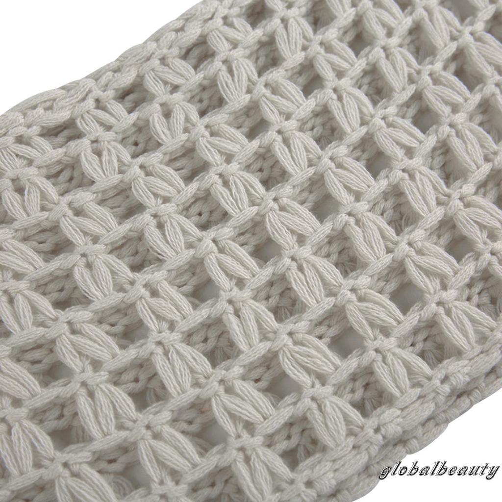 Áo Dệt Kim Tay Loe Dài Màu Sắc Đơn Giản Cho Nữ