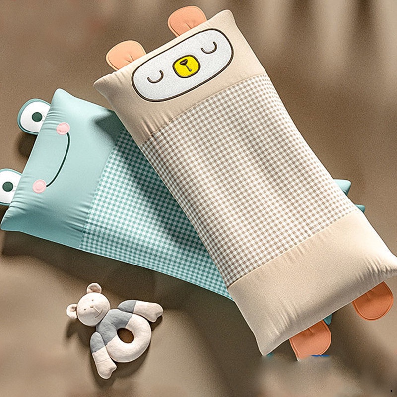 Gối cotton Nguyên Chất Thấm Hút Mồ Hôi Thoáng Khí Có Thể Tháo Rời Và Giặt Sạch Cho Bé 2-3 Tuổi