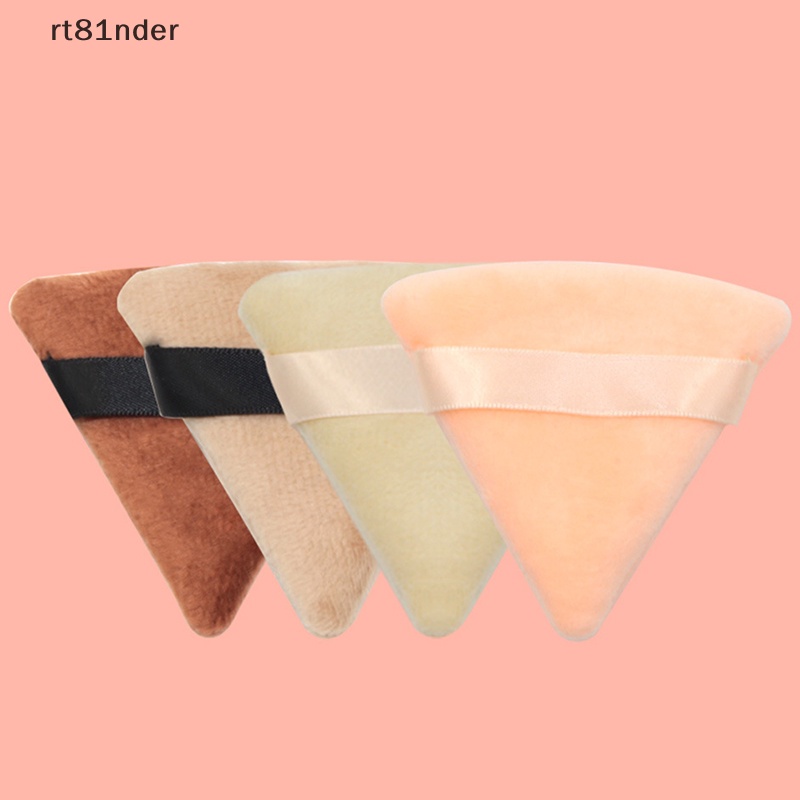 Set 2 Mút Trang Điểm Hình Tam Giác Bằng Cotton Mềm Mại Tiện Dụng