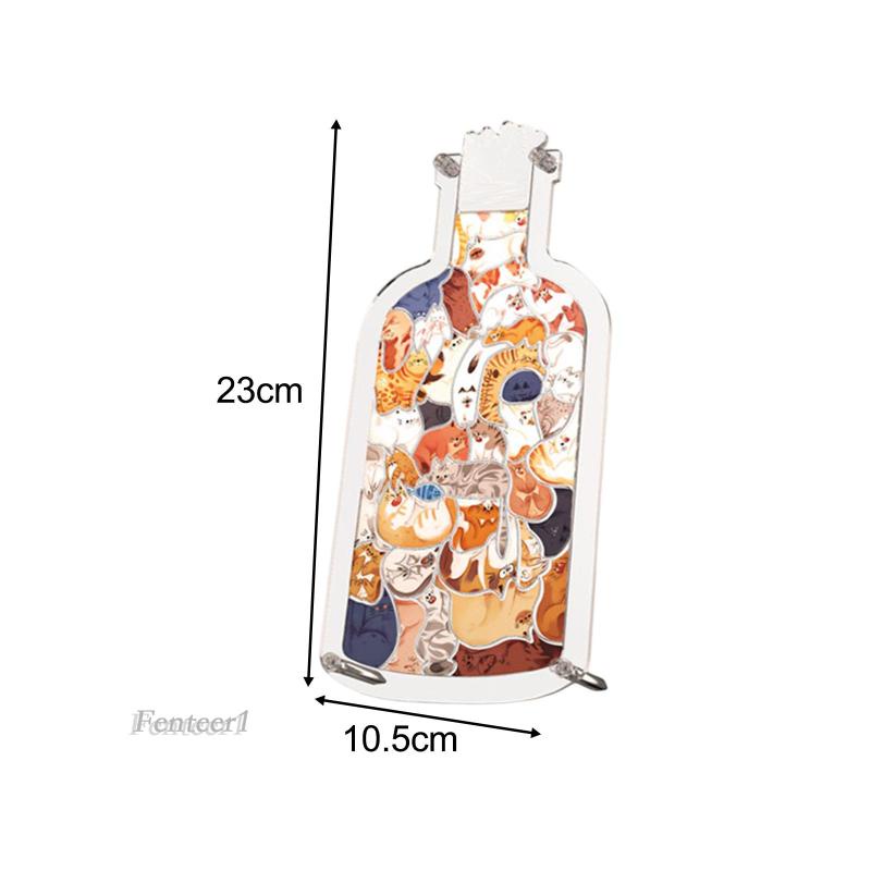 [Fenteer1] Đồ Chơi Xếp Hình Động Vật DIY Dễ Thương Giáo Dục Cho Bé Gái