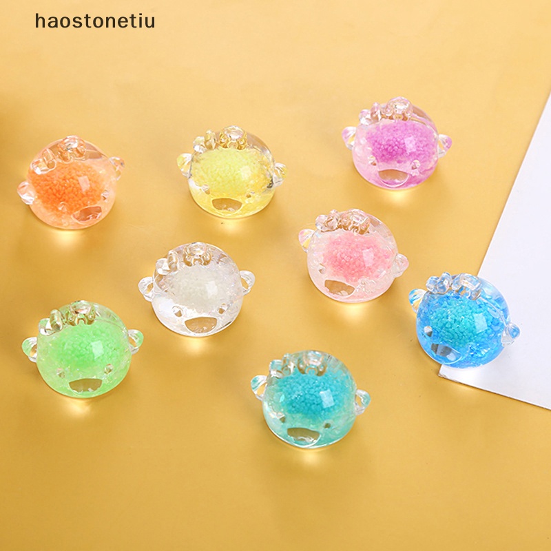 Móc Khóa Hình Gà Con Hoạt Hình Bằng Resin Phát Sáng Độc Đáo Trang Trí Nhà Cửa / Xe Hơi DIY