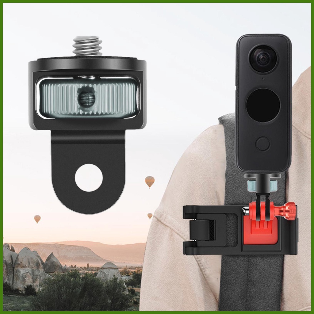 Bộ Chuyển Đổi Gậy Ba Chân Bằng Nhôm Với Đệm Cao Su Chống Trượt Tùy Chỉnh Kèm Ốc Vít Cho Máy Ảnh Hành Động