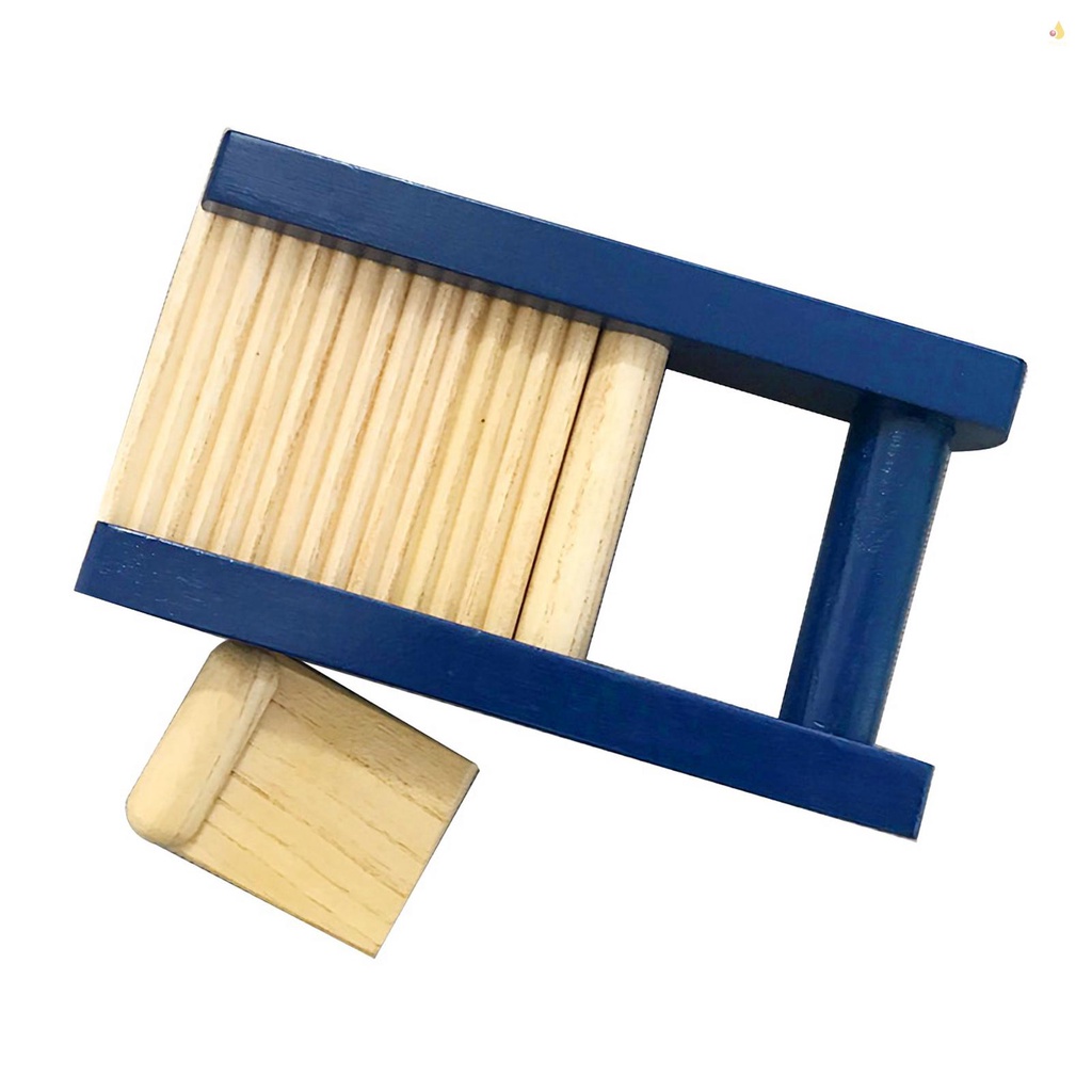 Bộ Nhạc Cụ Gõ Bằng Gỗ Trơn Kèm Dụng Cụ Gõ