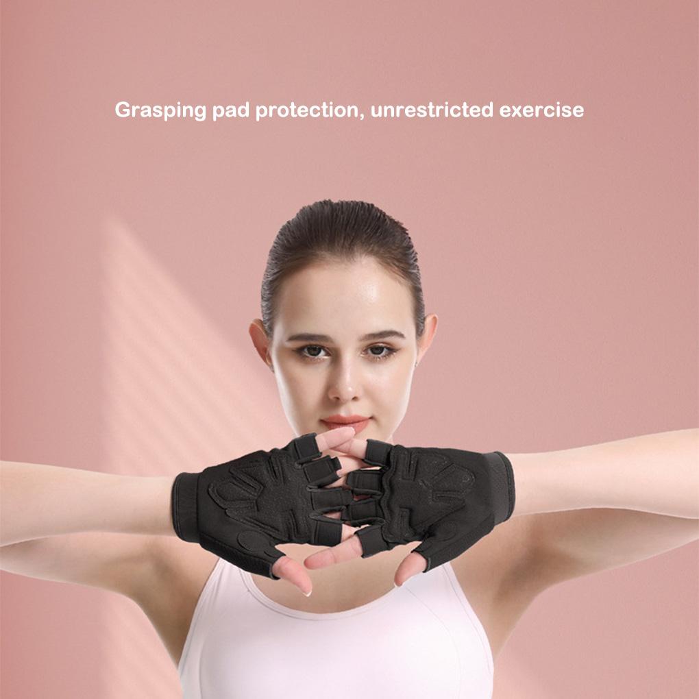 1 Đôi Găng Tay Thể Thao Hở Ngón Chống Sốc