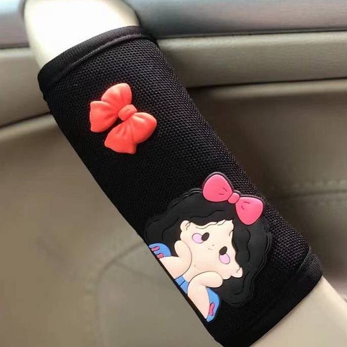 Creative Cute Cartoon Vehicle Handle Car Handbrake Sleeve Universal Car Door Handle Protector Roof Handle Cover oWPB