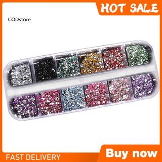 Set 1200 Hình Dán Móng Tay 2mm Kèm Hộp Đựng Ốp