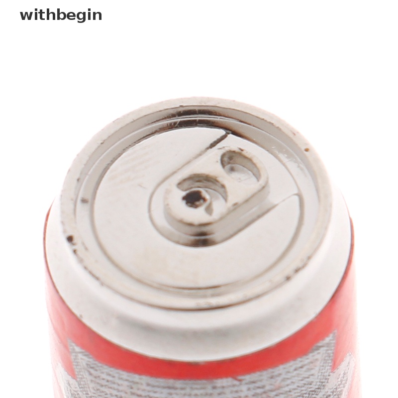 Bộ 5 Lon Bia Mini Tỉ Lệ 1 / 12 Dùng Để Trang Trí Nhà Búp Bê 1 / 6