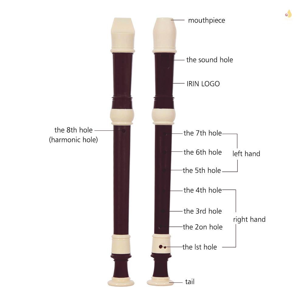 Máy Ghi Âm IRIN ABS 8 Lỗ Có Thể Tháo Rời Kèm Túi Đựng Tiện Lợi