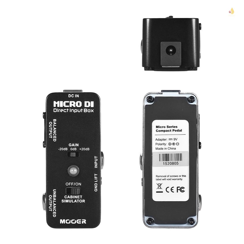 Mynice MOOER MICRO DI Hộp Đầu Vào Trực Tiếp Vỏ Kim Loại