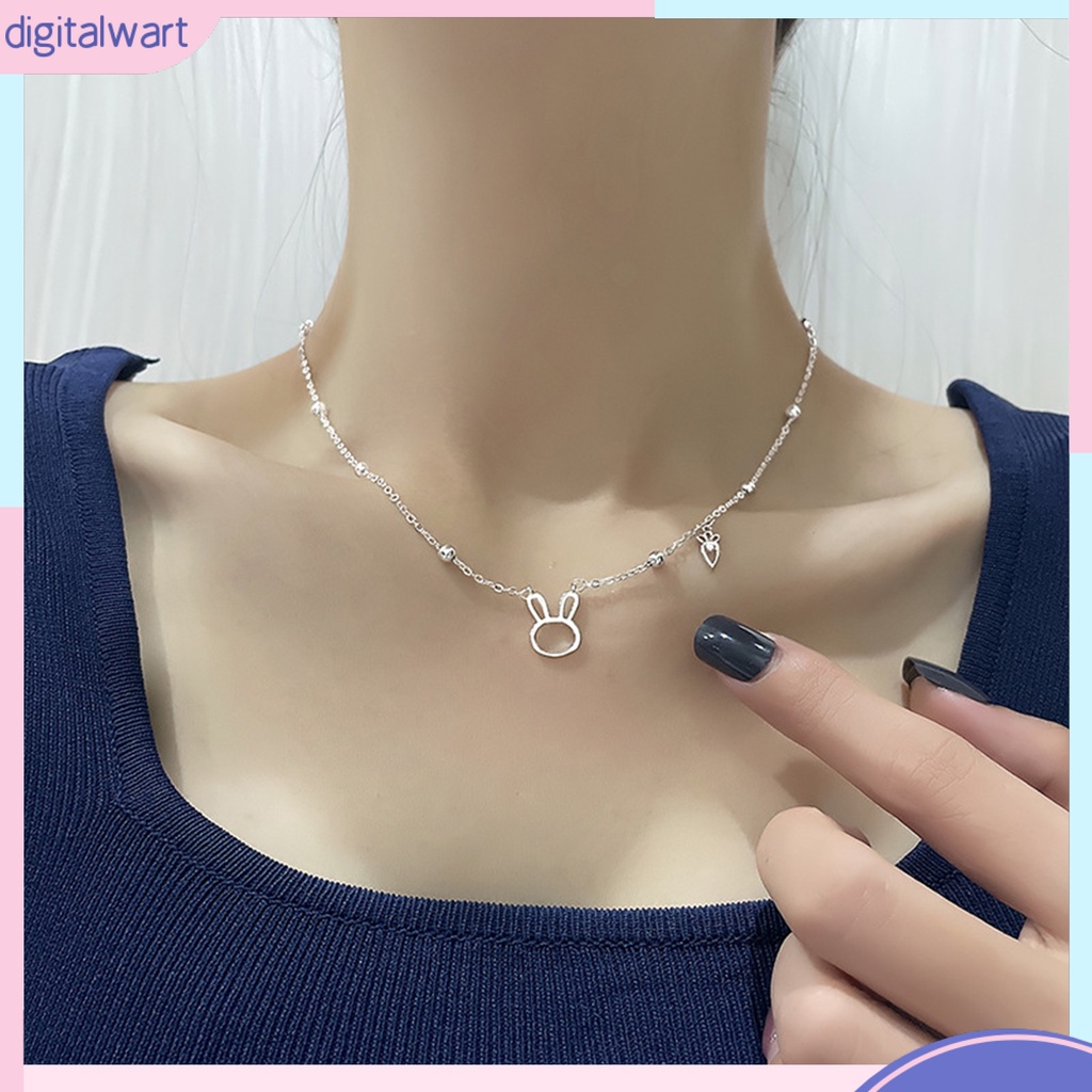 Vòng cổ Mặt Khoét Rỗng Đơn Giản Tinh Tế Sáng Bóng Có Thể Điều Chỉnh Cho Nữ Mặc Hàng Ngày