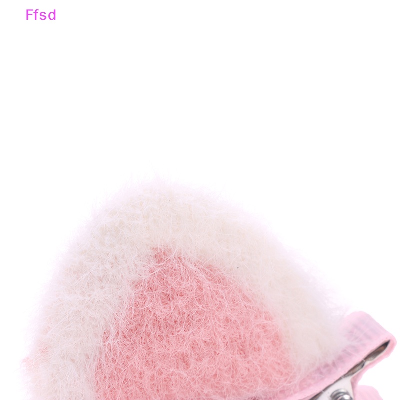 {Ffsd} Kẹp Tóc Trang Trí Hình Tai Thỏ Bằng Lông Nhung Ngọt Ngào Dành Cho Trẻ Em * Bán Chạy